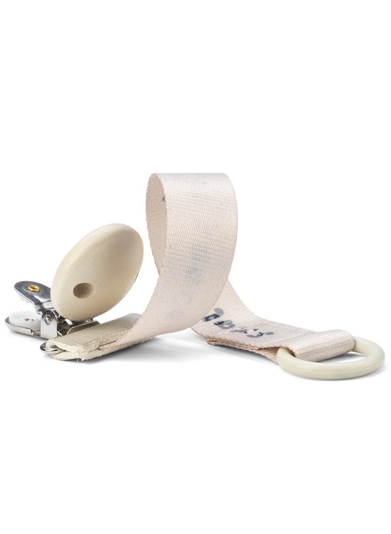 Elli Junior Elodie Details -Pacifier Clip Wood - Small People For Peace - Image 2