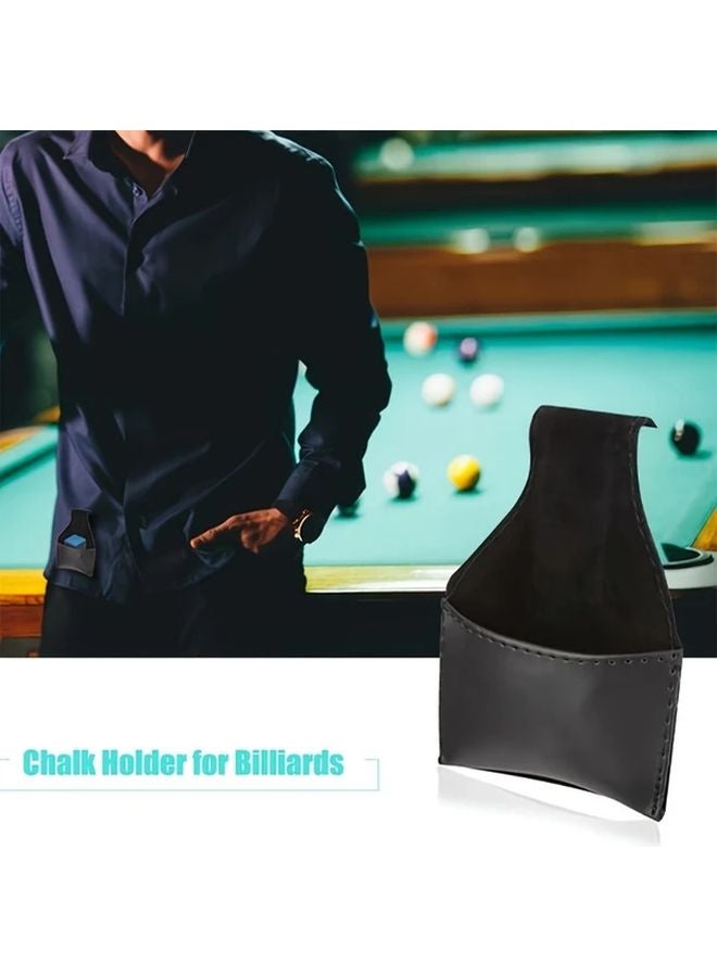 حقيبة سوداء محمولة لحمل طباشير البلياردو لتسهيل الحمل - Image 5