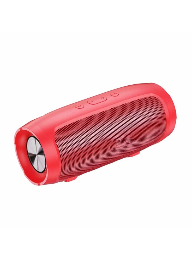 Wireless Bluetooth Speakers Outdoor Loud Portable Car Plug-In Subwoofer Home Mini Small Audio(Red) - Image 1