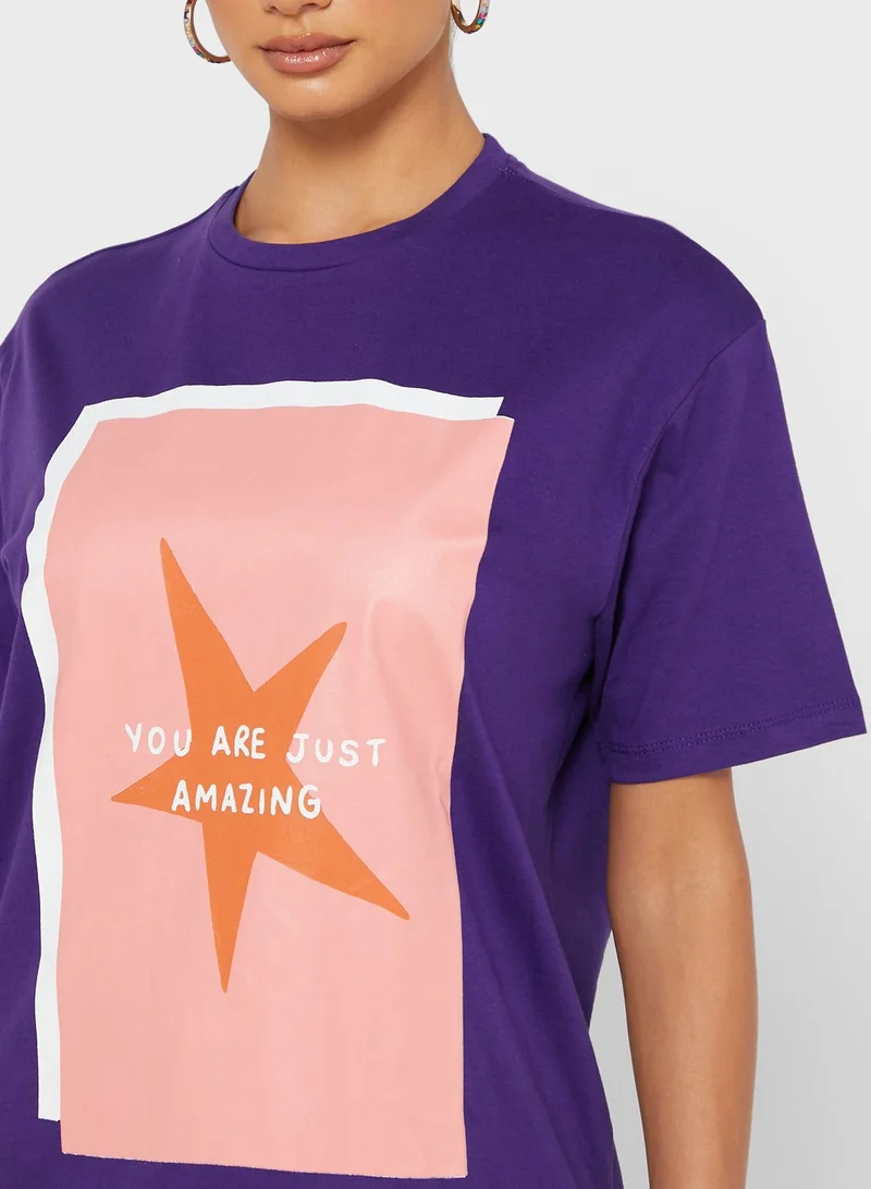 Ginger Oversized Graphic T-Shirt