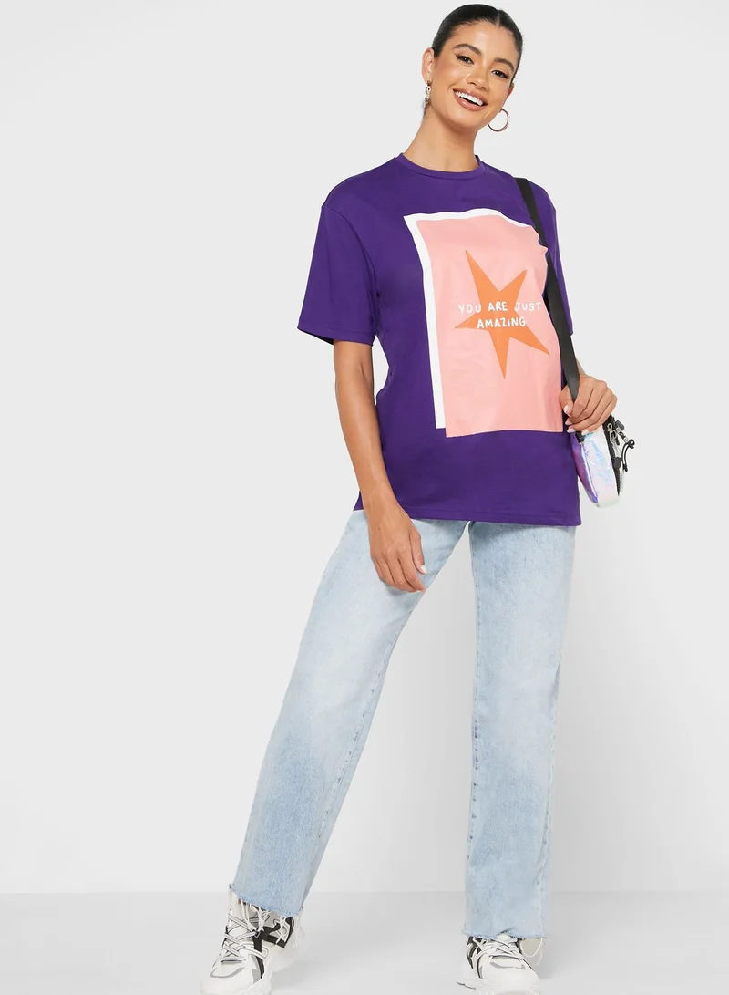 Ginger Oversized Graphic T-Shirt
