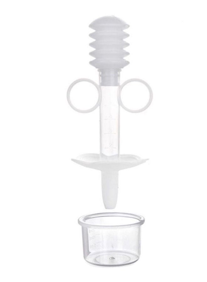 NIBEMINENT Liquid Medicine Dispenser Syringe Pacifier With Measuring Cup  - Image 1