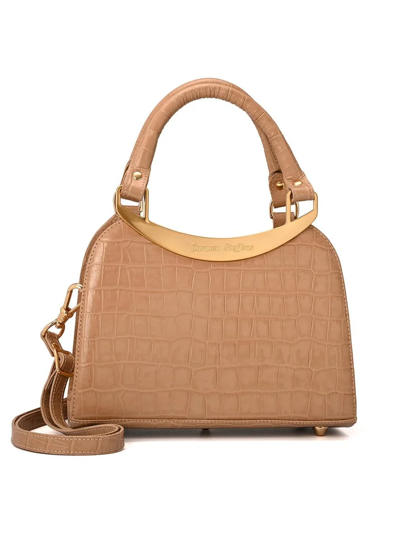 Carmen Steffens Beige Camel Classic Bag