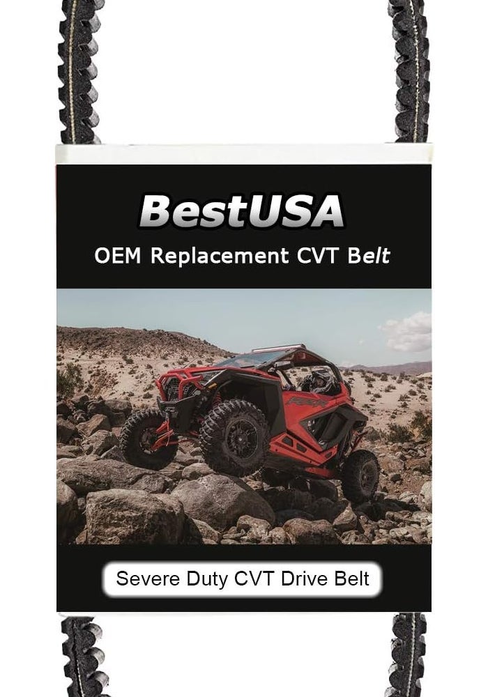 ILONPA BestUSA OEM Replacement CVT Drive Belt for Polaris Ranger and RZR Models - Image 1