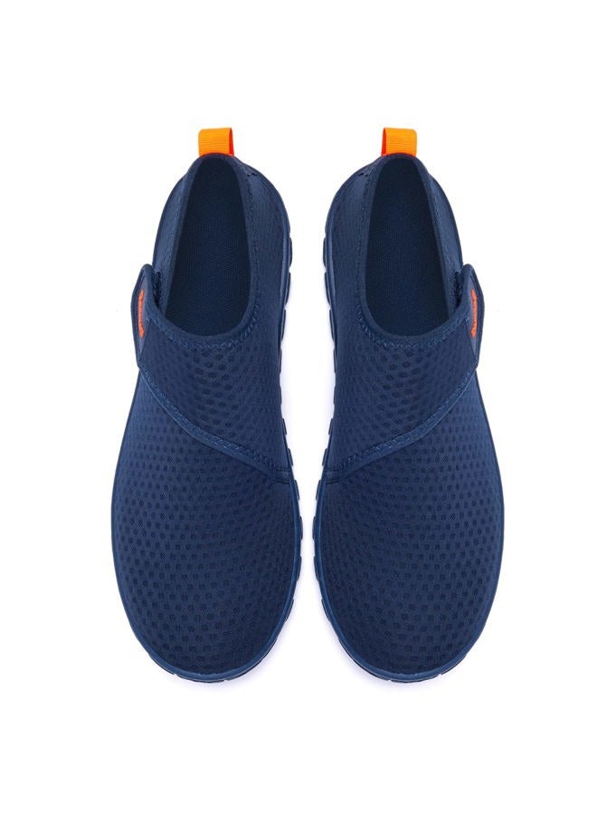 Racqua Mens Womens Water Shoes Aqua Swim Beach Shoes Barefoot Quick Dry Lightweight Sport Fishing Shoes Surfing Diving Pool Shoes Blue/Orange 13 Women/12 Men - Image 4