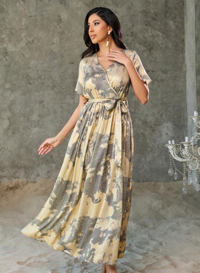 ستايلي فستان ماكسي بتأثير تاي داي - Image 2