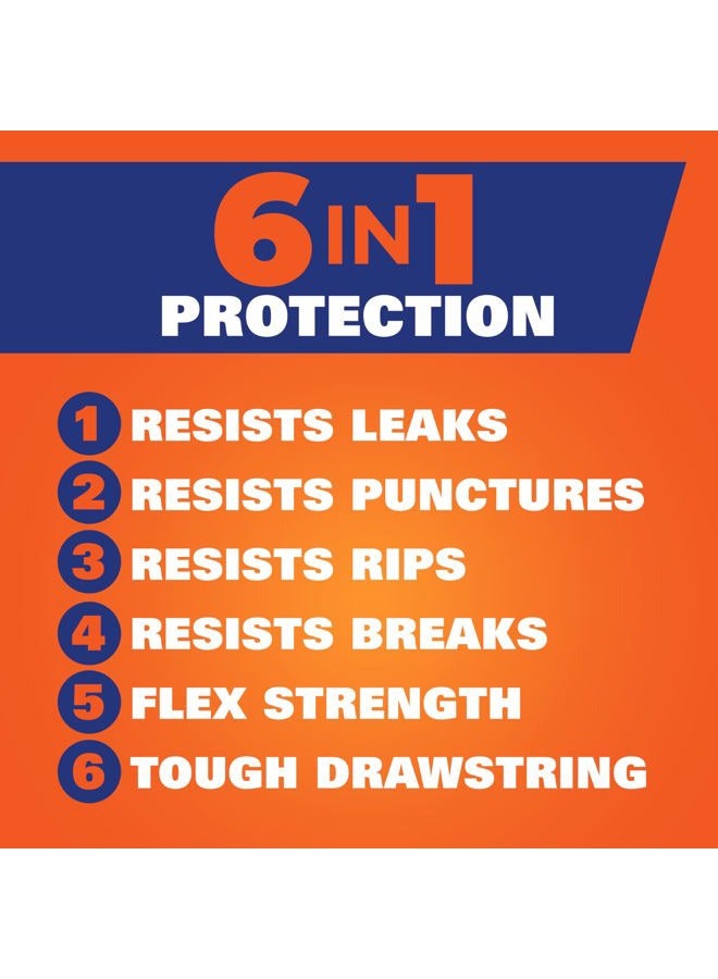 Hefty Ultra Strong Multipurpose Large Trash Bags, Black, White Pine Breeze Scent, 30 Gallon, 50 Count - Image 2