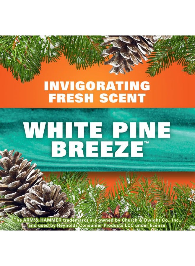 Hefty Ultra Strong Multipurpose Large Trash Bags, Black, White Pine Breeze Scent, 30 Gallon, 50 Count - Image 3