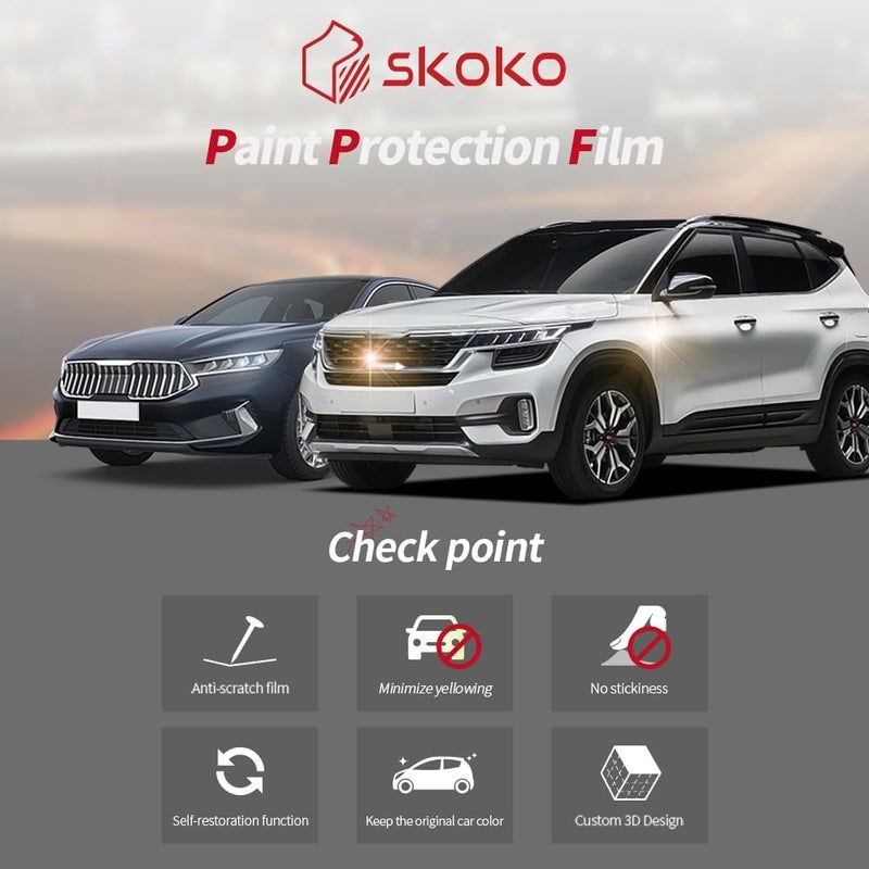 skoko لوحة تروس سكوكو مات PPF لجينيسيس GV80 / G80 2025 - Image 4