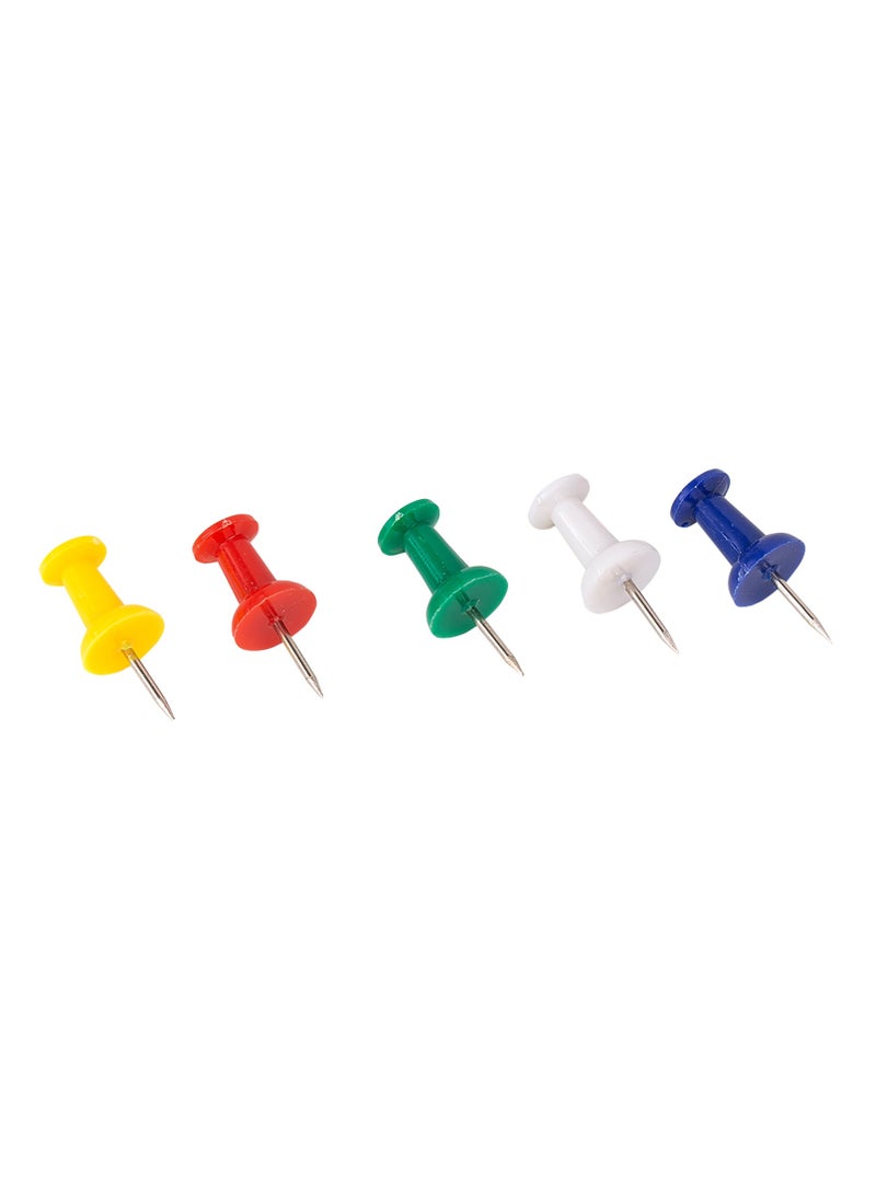 Deli E0021 Push Pins - 23mm, 1", Assorted Colors - Image 2