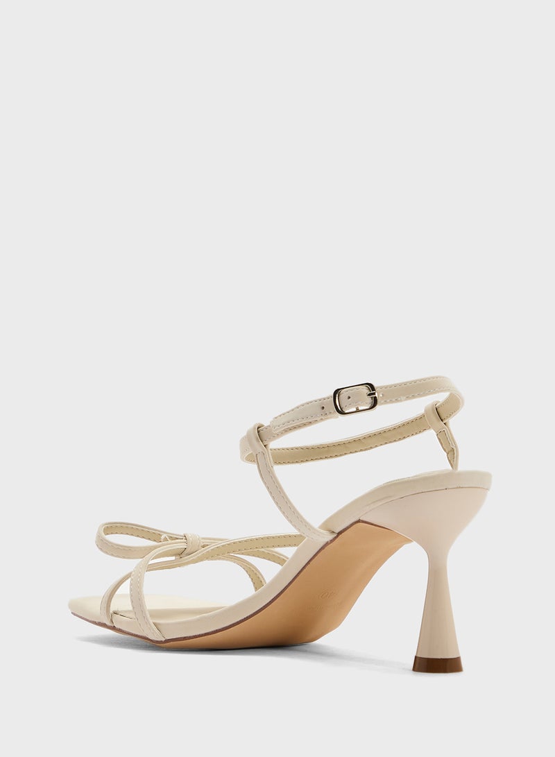 ELLA Heeled Sandal Wih Bow  - Image 3