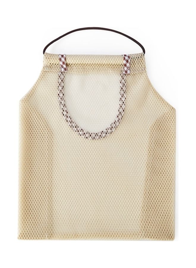 NIBEMINENT 2-Piece Vegetable Storage Bag Set Beige/Brown 28x25.5cm  - Image 5