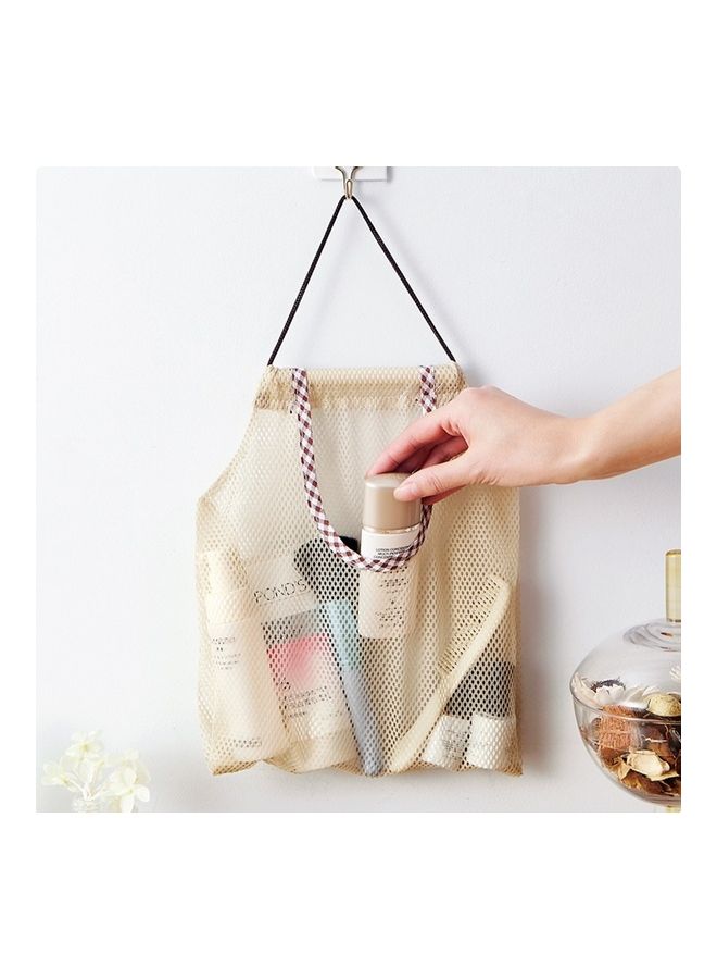 NIBEMINENT 2-Piece Vegetable Storage Bag Set Beige/Brown 28x25.5cm  - Image 3
