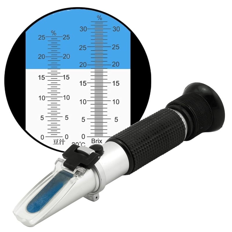 LABART LABART Optical Refractometer for milk 0-25% Soybean 0-32% Brix - Image 1