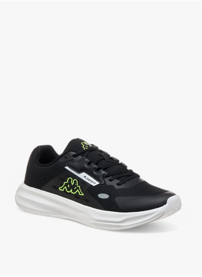 كابا Men's Logo Print Sports Shoes with Lace-Up Closure