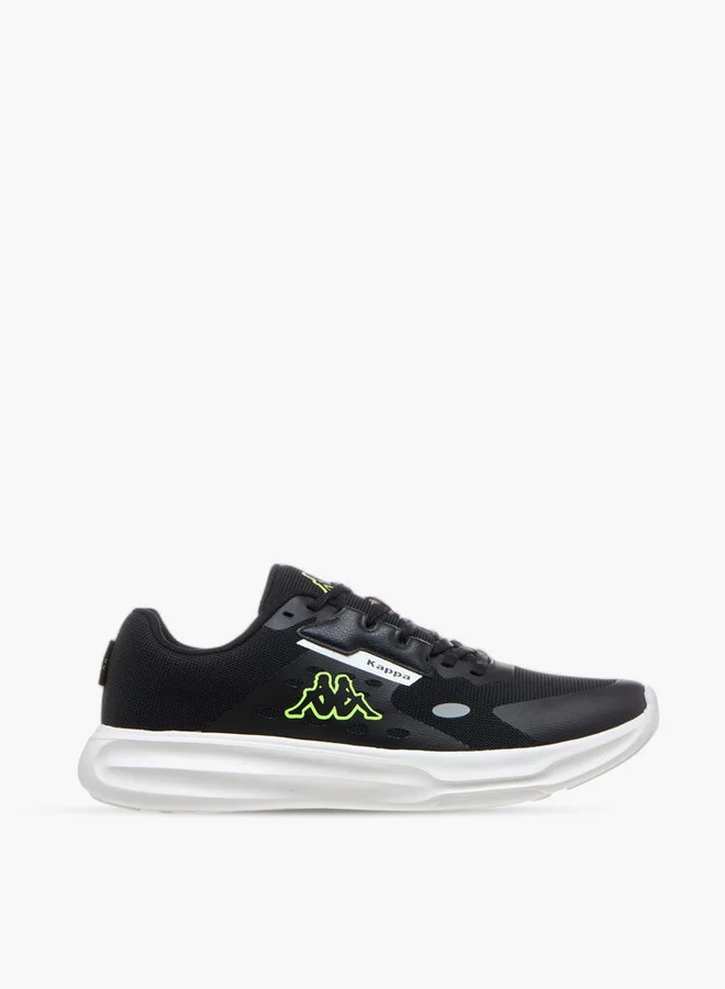 Kappa Men's Logo Print Sports Shoes with Lace-Up Closure