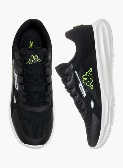 Kappa Men's Logo Print Sports Shoes with Lace-Up Closure