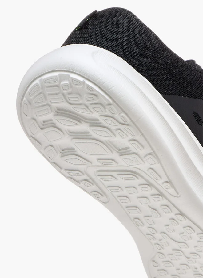 Kappa Men's Logo Print Sports Shoes with Lace-Up Closure
