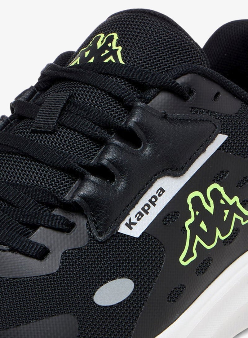 Kappa Men's Logo Print Sports Shoes with Lace-Up Closure - Image 4
