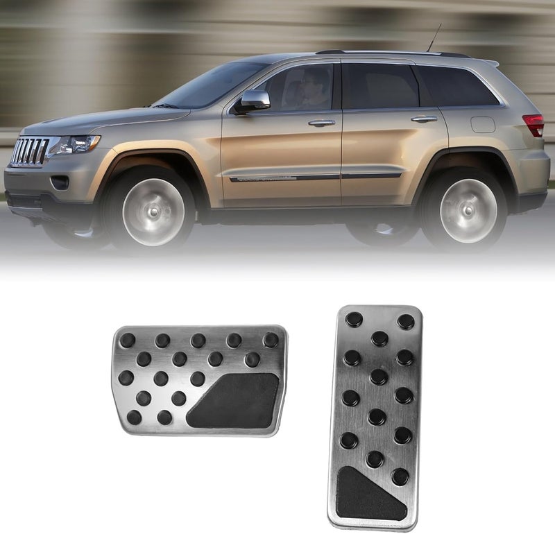 Wivplex Car Brake Foot Rest Pedal Plate for Jeep Grand Cherokee - Image 1
