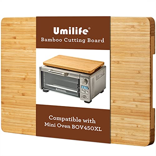 Umilife Cutting board Compatible with Breville BOV450XL Mini Smart Toaster Oven, Accessories for Countertop Oven, With Heat Resistant Non-Skid Silicone Feet, Creates Storage Space, Protects Cabinets Cupboard - Image 1