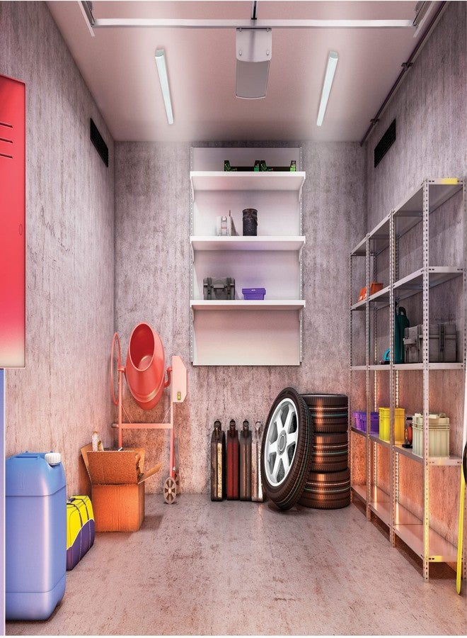 نوفو مصابيح إضاءة LED من نوع Nuvo 65/1081، مقاس 24 بوصة، لون أبيض - Image 2