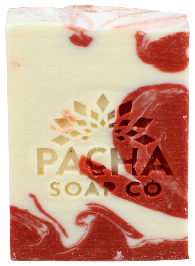 Pacha Soap Co PACHA SOAP Peppermint Twist Bar Soap, 4 OZ - Image 1