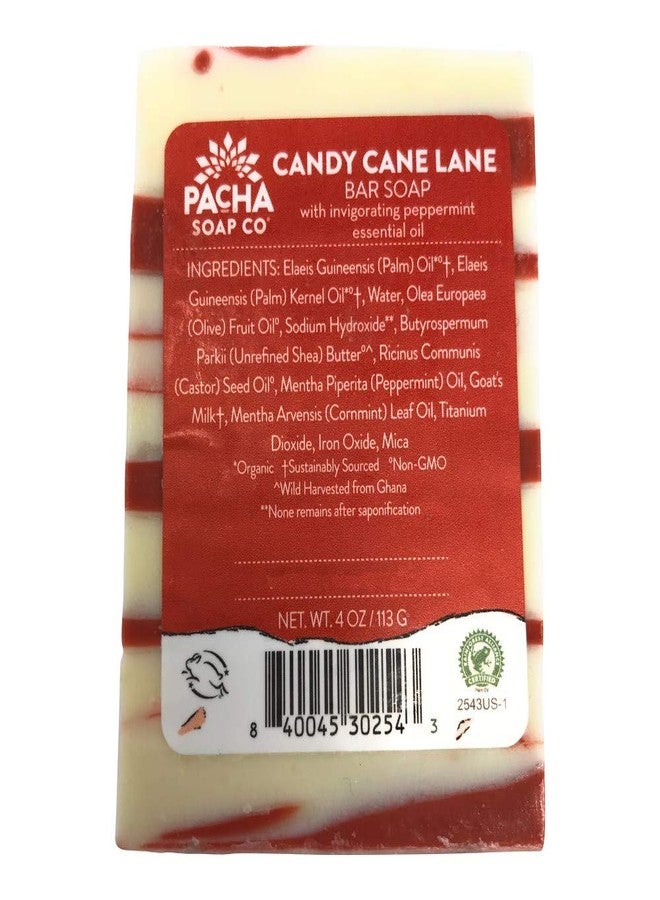 Pacha Soap Co PACHA SOAP Peppermint Twist Bar Soap, 4 OZ - Image 4