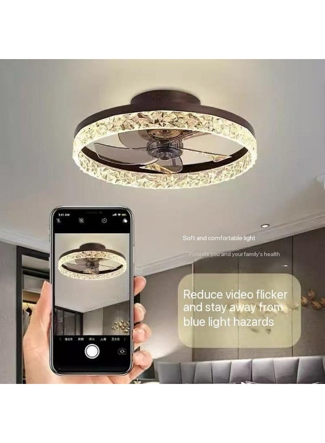 fashionhome Modern Ceiling Fan with Remote Control and Quiet Motor – Energy-Efficient 3-Speed Indoor Fan with Reversible Airflow and Optional LED Light for Bedroom, Living Room, or Home Office. - Image 4