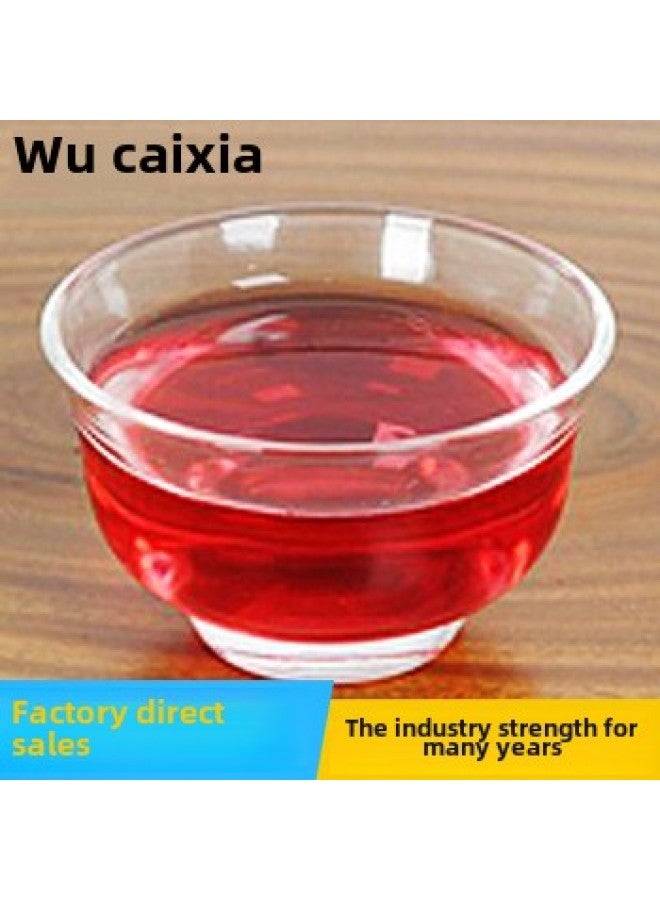 Multi-use Glass Small Tea Cup Chaoshan Gongfu Flower Tea Cup Double-layer Tea Cup Diamond Cup Crystal Cup Dissolver-Color:150ml Single-layer Glass Teacup Gift Box/boxed 2-Capacity:Below 50ml - Image 3