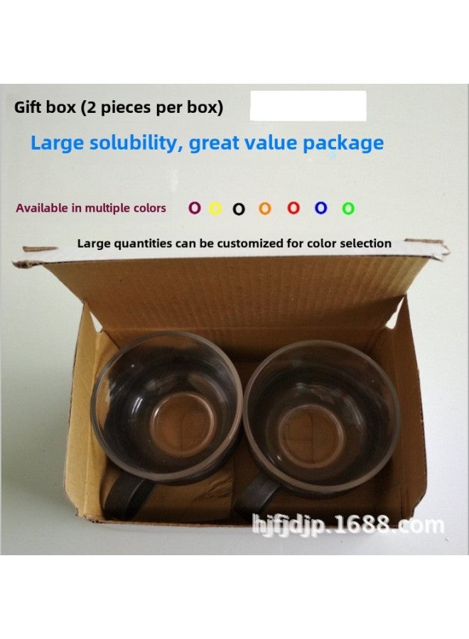 Multi-use Glass Small Tea Cup Chaoshan Gongfu Flower Tea Cup Double-layer Tea Cup Diamond Cup Crystal Cup Dissolver-Color:150ml Single-layer Glass Teacup Gift Box/boxed 2-Capacity:Below 50ml - Image 1