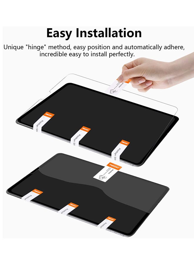 CATANES 2Packs for Apple iPad Pro 12.9 2022 Pro 6th generation Premium Screen Protector Tempered Glass 12.9 inch Clear  - Image 5