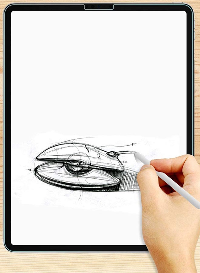 CATANES 2Packs for Apple iPad Pro 12.9 2022 Pro 6th generation Premium Screen Protector Tempered Glass 12.9 inch Clear  - Image 2