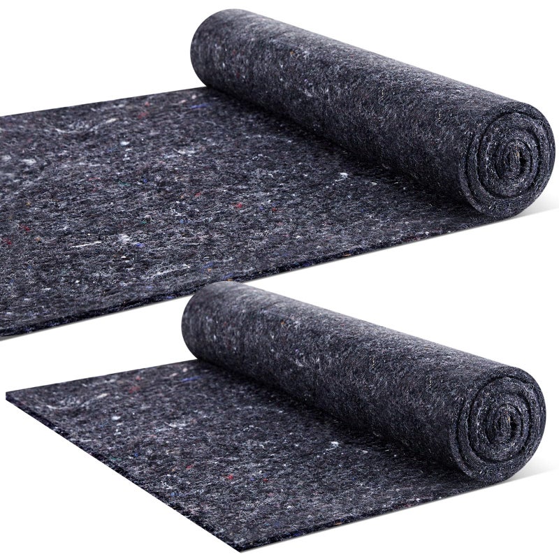 Frienda 2 Pcs Dishwasher Insulation Blanket Cotton Insulation Blanket Sound Roll for Wall Pipe DishwasherGrey24 x 48 x 02 Inches - Image 2