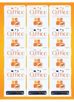 Office 12 Pieces Eyelash Glue Black 6g  - Image 1