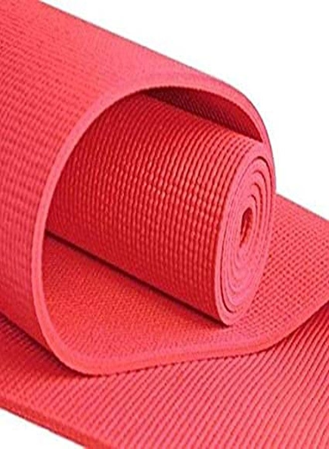 shrajs 6mm Yoga and Exercise Mat with Carrying Strap (Made in India) Extra Thick Exercise mat for Workout Yoga Fitness Pilates and Meditation, Anti Tear Anti Slip For Home & Gym Use multi color - Image 3
