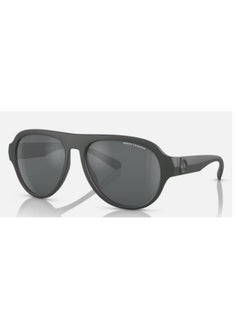 Armani Exchange ARMANI EXCHANGE SUNGLASS AX4126SU 83016G SIZE 58 GREEN FRAME WITH GREY LENS UNISEX  - Image 1