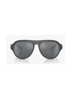 Armani Exchange ARMANI EXCHANGE SUNGLASS AX4126SU 83016G SIZE 58 GREEN FRAME WITH GREY LENS UNISEX  - Image 2
