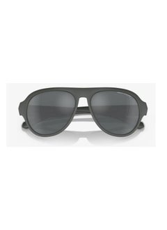 Armani Exchange ARMANI EXCHANGE SUNGLASS AX4126SU 83016G SIZE 58 GREEN FRAME WITH GREY LENS UNISEX  - Image 3