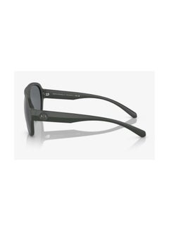 Armani Exchange ARMANI EXCHANGE SUNGLASS AX4126SU 83016G SIZE 58 GREEN FRAME WITH GREY LENS UNISEX  - Image 4