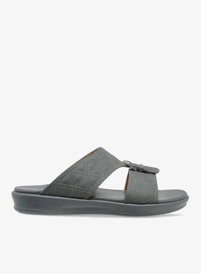 DUCHINI Men Buckle Accent Arabic Sandals Ramadan Collection - Image 1