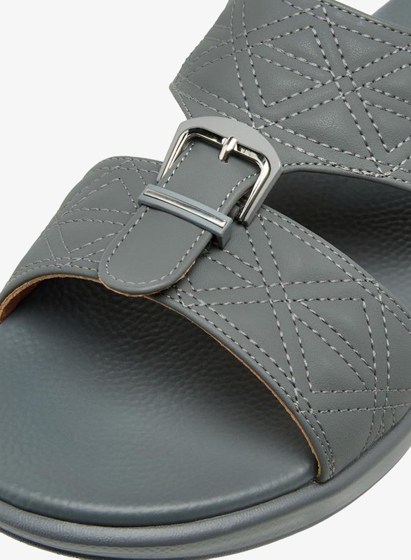 DUCHINI Men Buckle Accent Arabic Sandals Ramadan Collection - Image 4