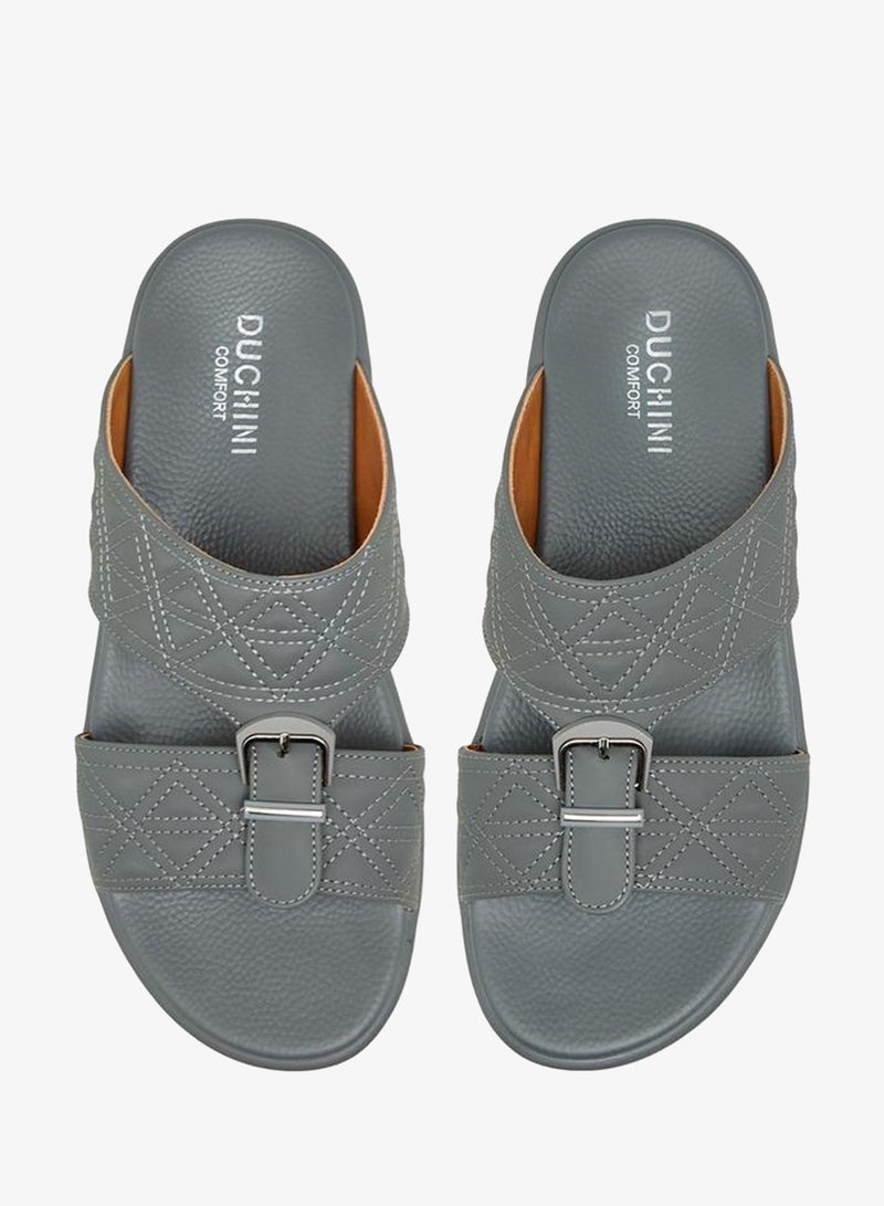 DUCHINI Men Buckle Accent Arabic Sandals Ramadan Collection - Image 2