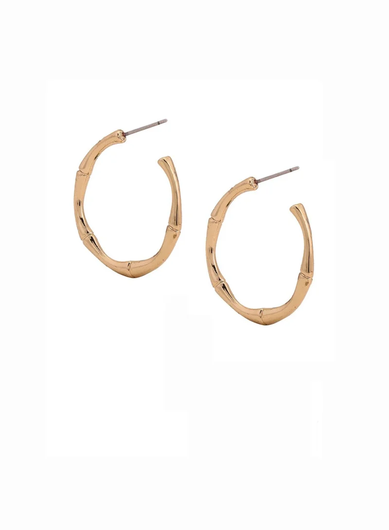 برياسي Plated Half Hoop Earrings