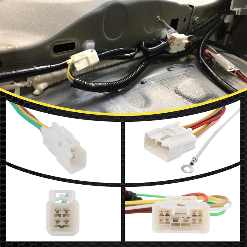 Oyviny Custom 4 Pin Trailer Wiring Harness 56217 for 2008-2019 Toyota Highlander & 2018-2021 Lexus RX 350/RX 350L - Image 3