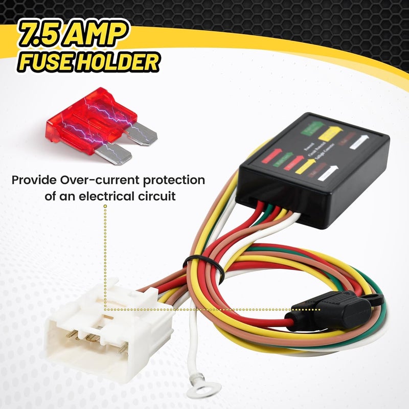 Oyviny Custom 4 Pin Trailer Wiring Harness 56217 for 2008-2019 Toyota Highlander & 2018-2021 Lexus RX 350/RX 350L - Image 5