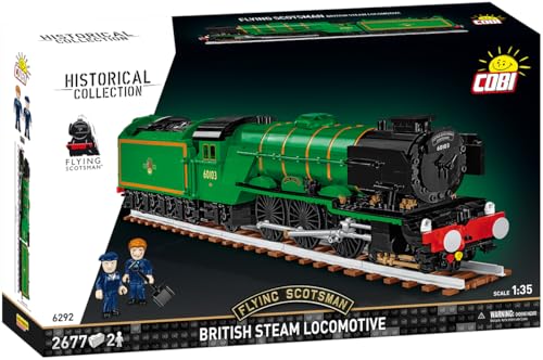 COBI Historical Collection Flying Scotsman British Steam Locomotive 135 Scale Building Set 2677 Pieces - Image 5