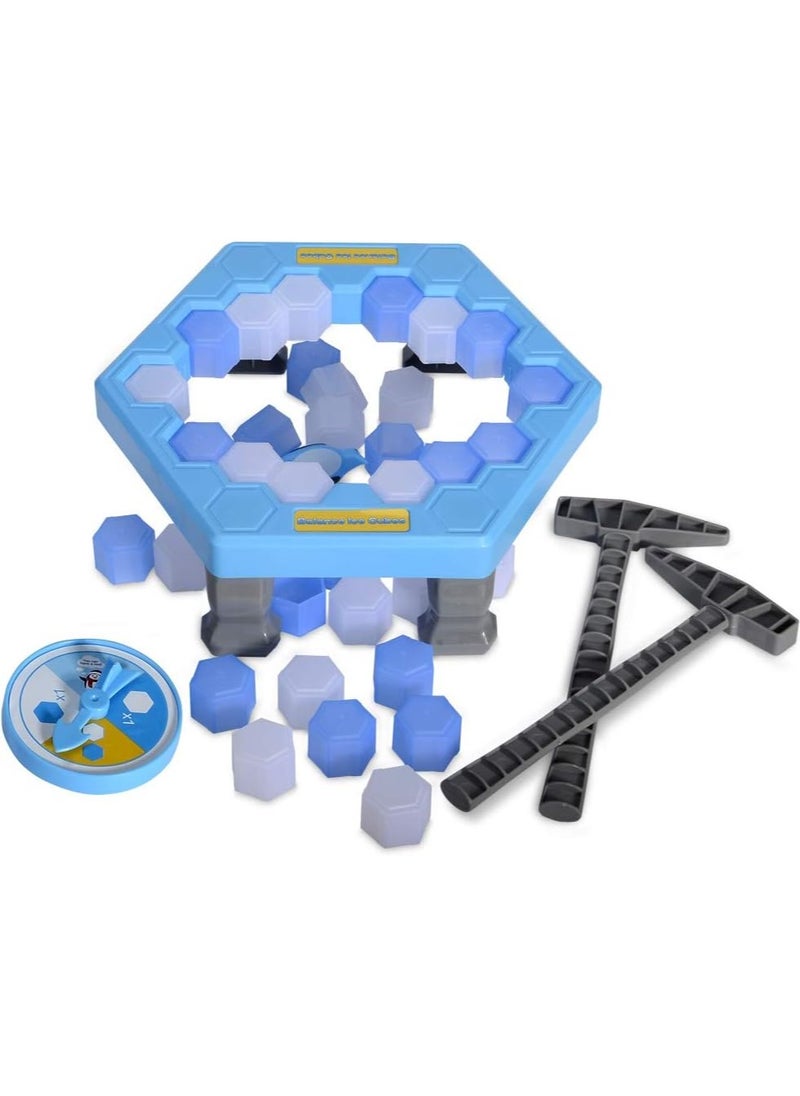 Generic - Fun puzzle table ice cube crushing game to save the penguin from the trap, early education family game, age 3 years and above - Image 1