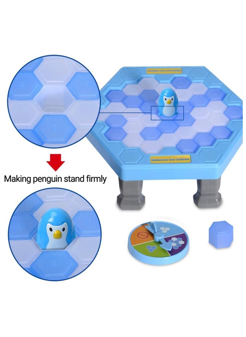Generic - Fun puzzle table ice cube crushing game to save the penguin from the trap, early education family game, age 3 years and above - Image 1