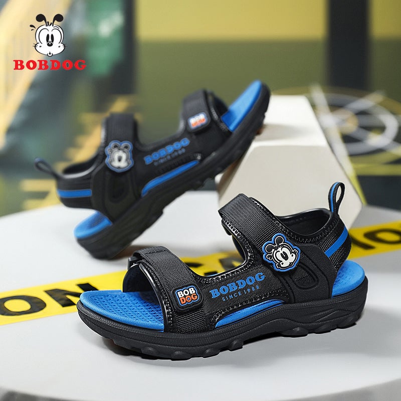 Babdou Children'S Shoes 2024 Children'S Soft Bottom Non-Slip Open Toe Primary School Students Beach Shoes Trendy Sandals - Image 4